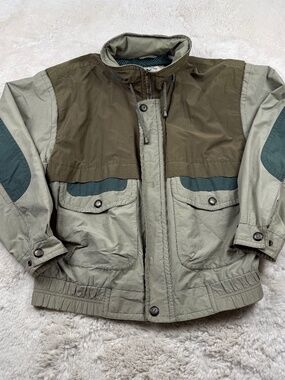 London Fog Expedition Gear Jacket Coat Hooded/Tuck-Away Men's Medium